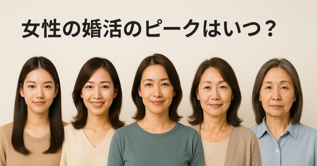 女性の婚活のピークはいつ?