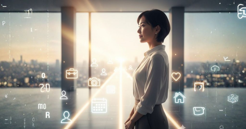 自分のスペックを最大限に活かして婚活で選ばれるための行動指針を示す図