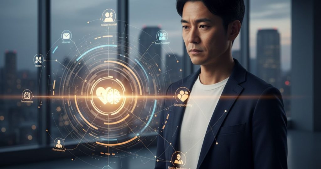 婚活で求められる男性スペックの中で本当に重要な要素を見極め、印象と安心感のバランスを理解する男性のイメージ写真