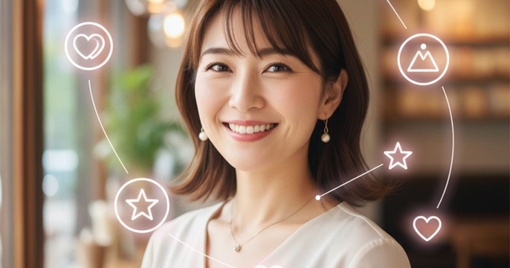 年齢・見た目・性格のバランスが婚活印象に与える影響を分析する図