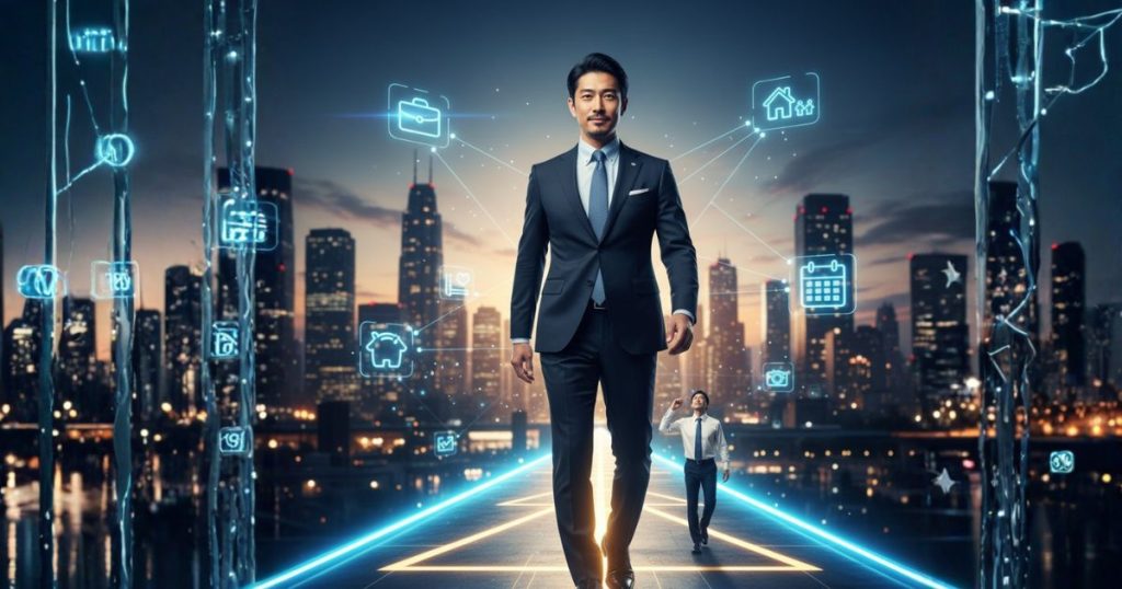 婚活で平均スペックから逆転を狙う男性の戦略ロードマップ図